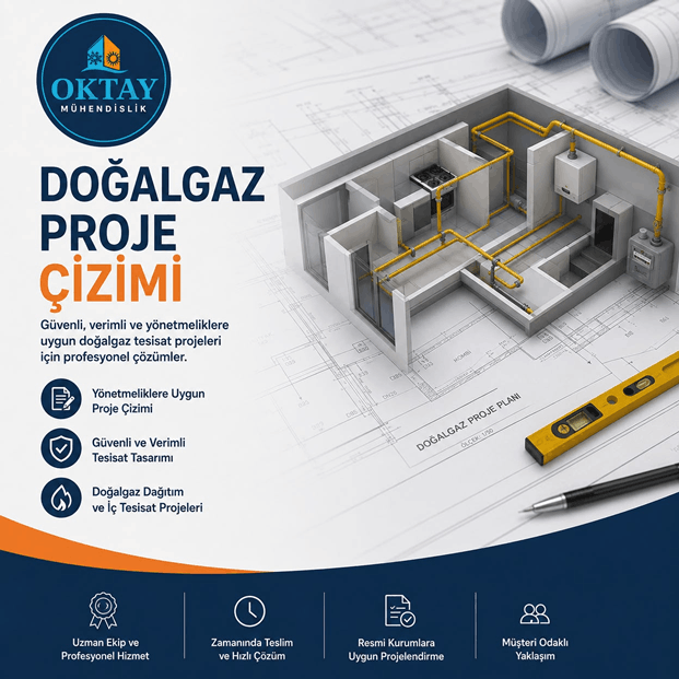 Doğalgaz Proje Çizimi Denizli